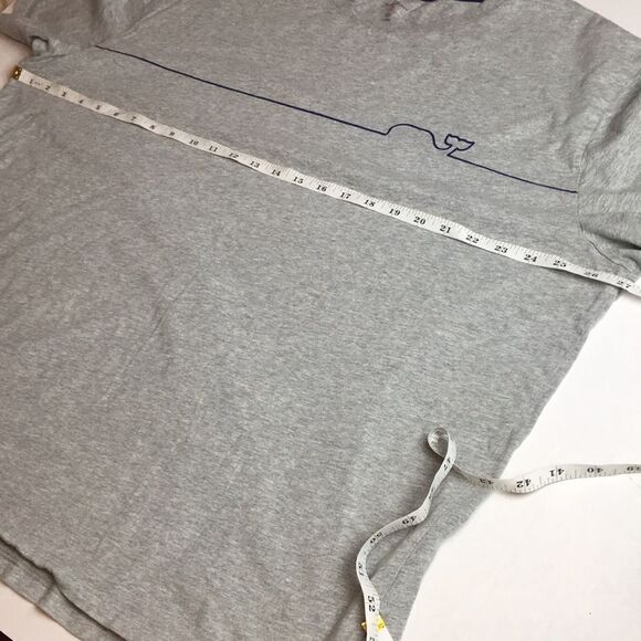 VIneyard Vines Heathered Gray Crewneck Tee-Shirt, Size XXL - Picture 6 of 10